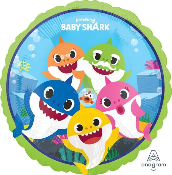 Anagram 18" Baby Shark Foil Balloon