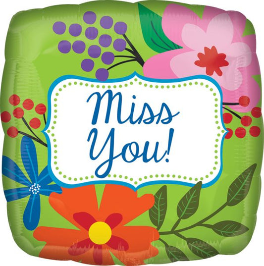 ValueLine 18" Miss You Foil Balloon