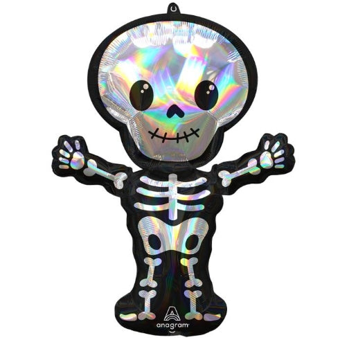 Anagram 34" Iridescent Skeleton Balloon