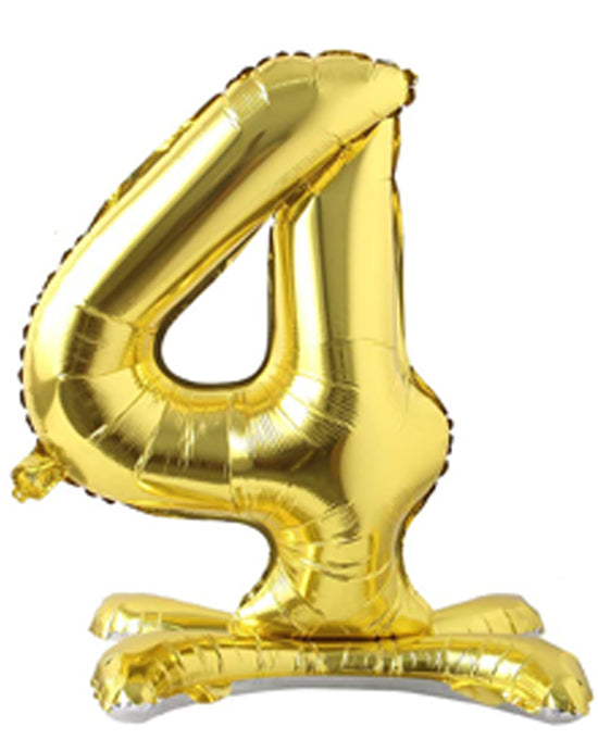 34" Gold Standing Foil Balloons