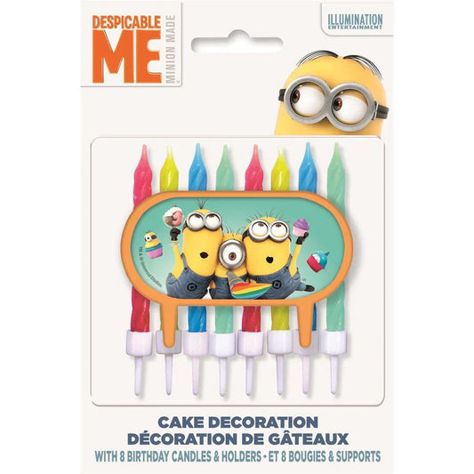 Despicable Me Cake Candles