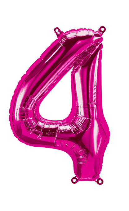 Party America 16" Fuchsia Numbers