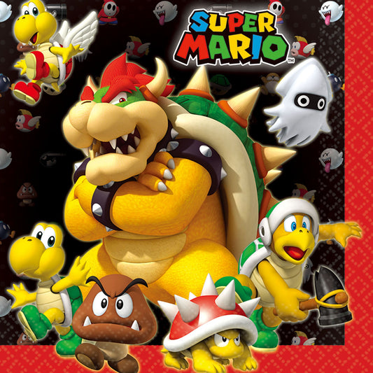 Super Mario Brothers™ Luncheon Napkins 16ct