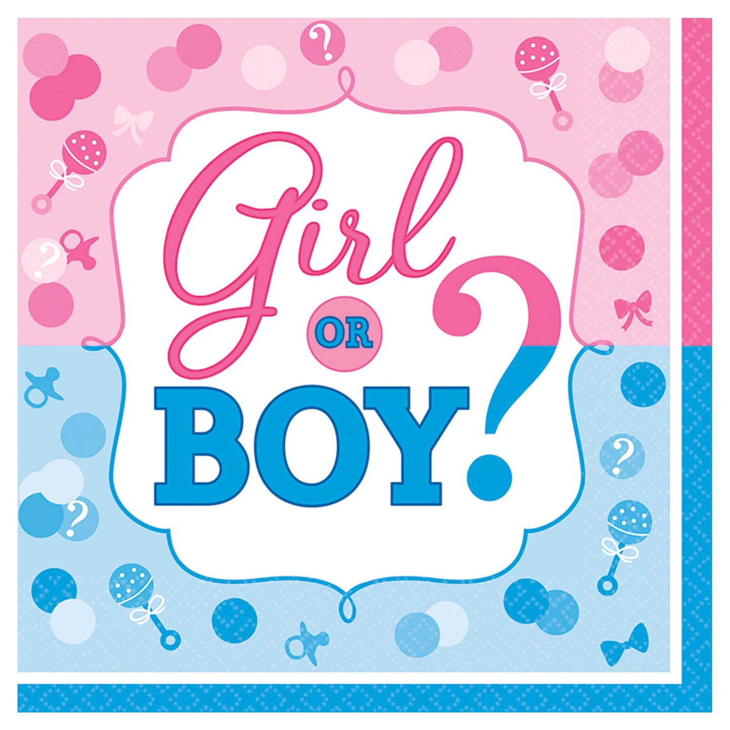 Girl or Boy? Luncheon Napkins 16ct