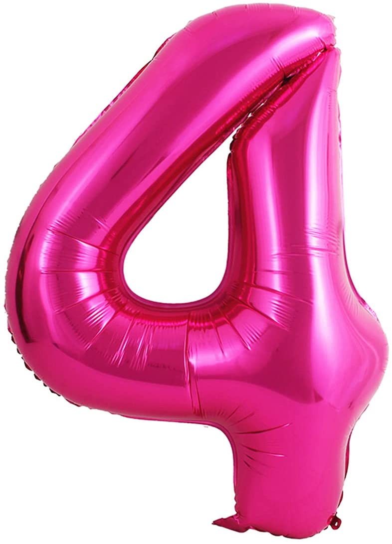 Party America 34" Fuchsia Jumbo Numbers