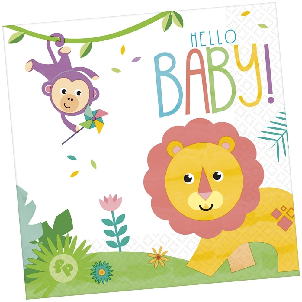 Hello Baby Luncheon Napkins 16ct