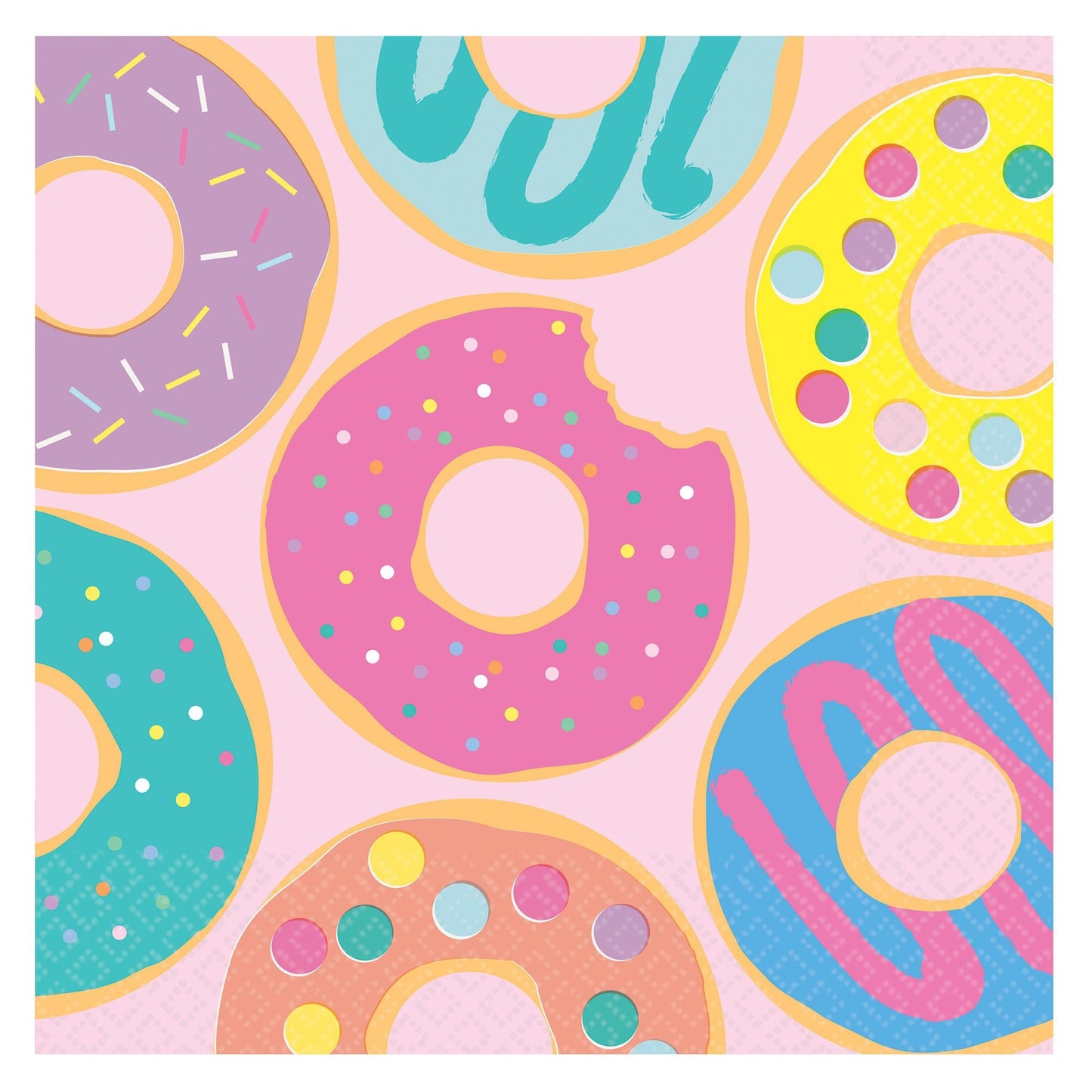 Donut Party Luncheon Napkin 16ct