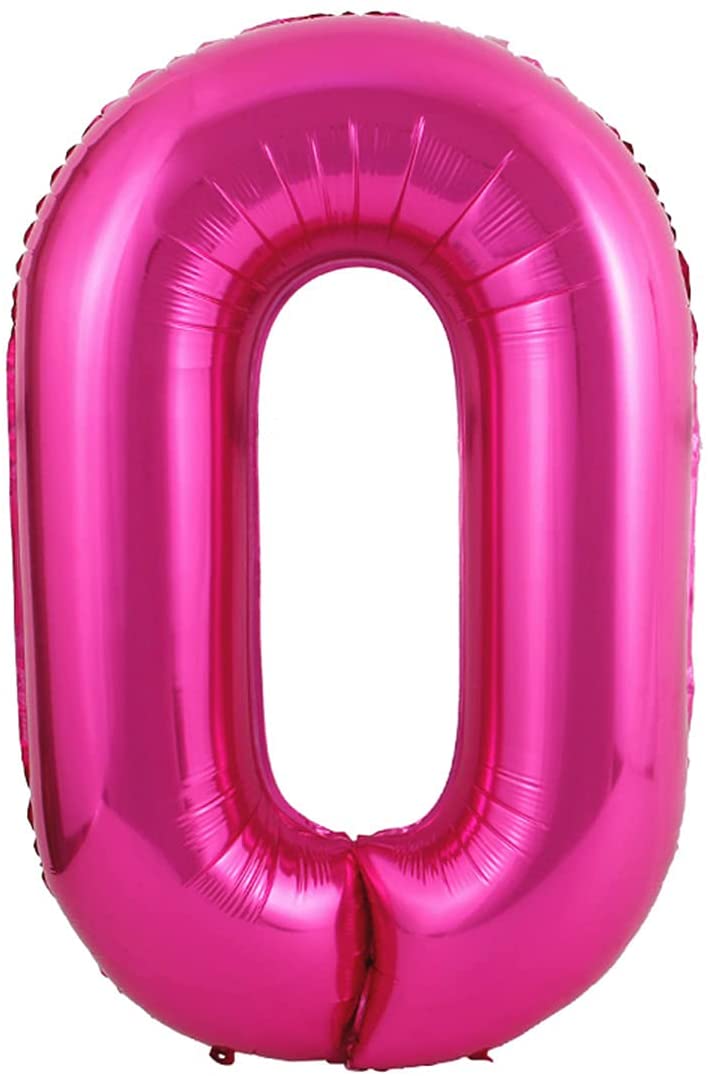 Party America 34" Fuchsia Jumbo Numbers