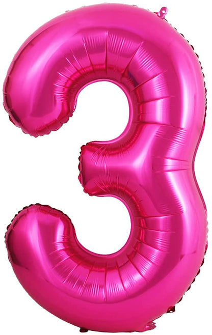 Party America 34" Fuchsia Jumbo Numbers