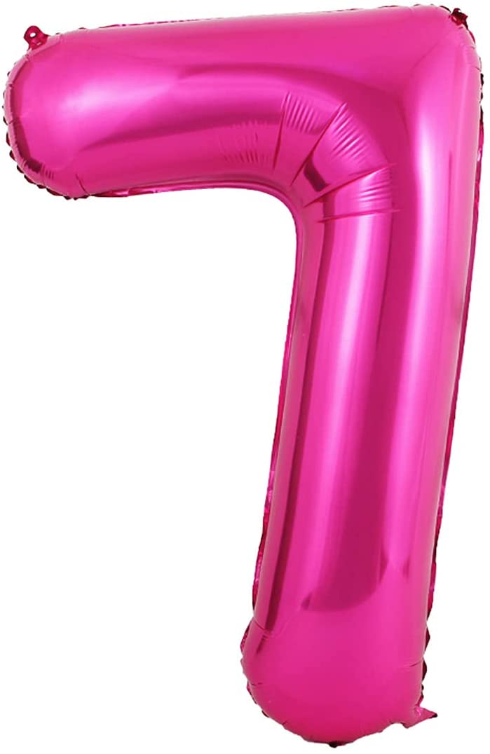 Party America 34" Fuchsia Jumbo Numbers