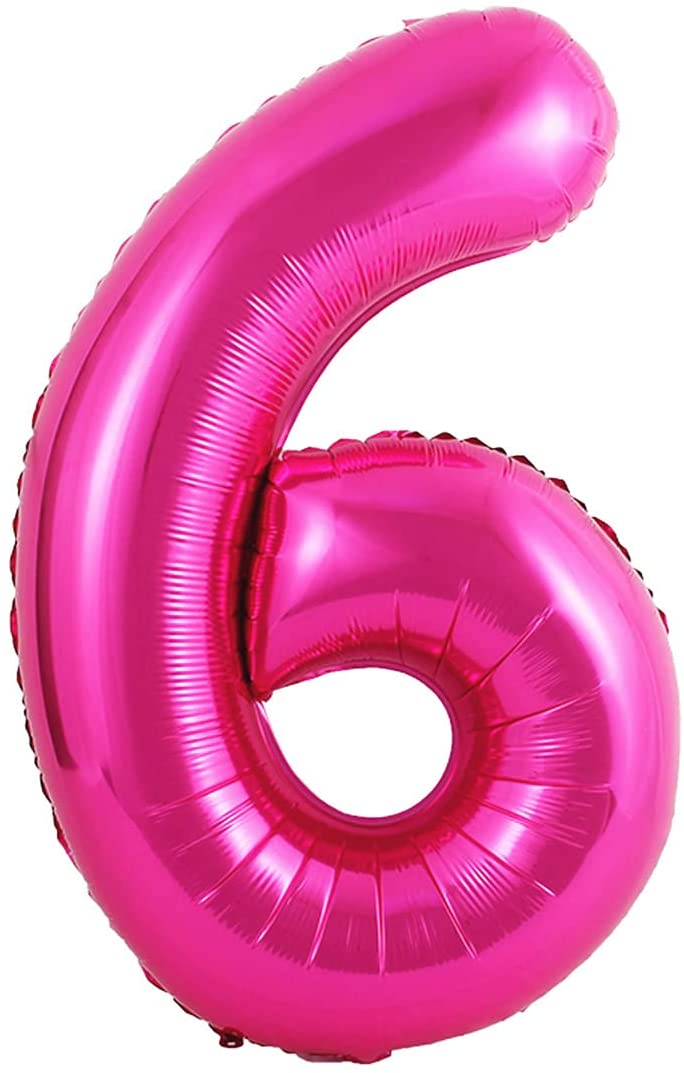 Party America 34" Fuchsia Jumbo Numbers