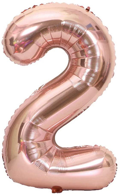 Party America 34" Rose Gold Jumbo Numbers