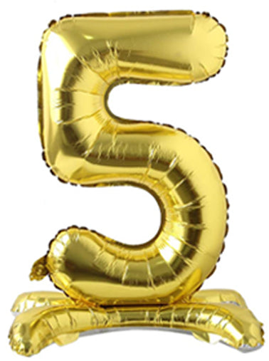 28" Gold  Standing Foil Balloons