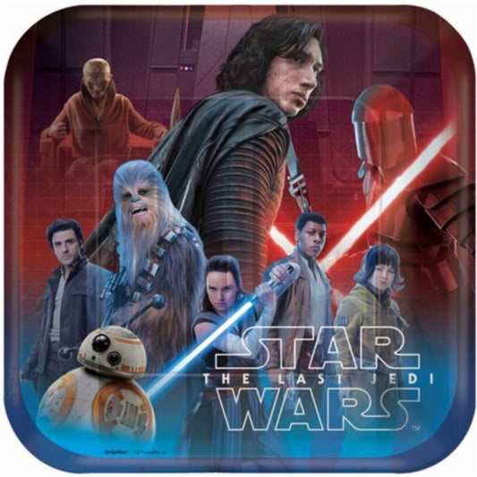 Star Wars The Last Jedi 9" Plates 8ct