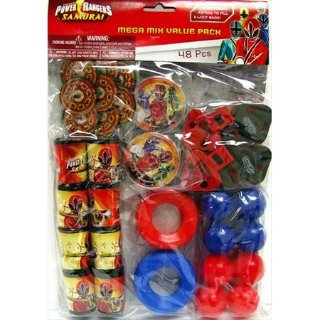 Power Rangers Dino Amscan Power Rangers Samurai Mega Mix Value Pack (48pc)