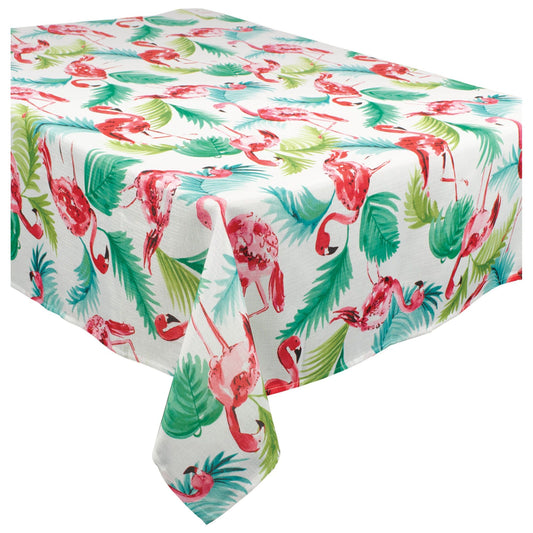 Big Flamingo Fabric Tablecover