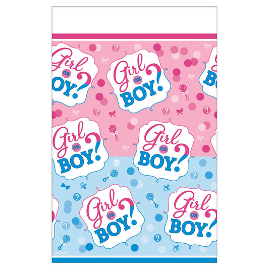 Girl or Boy? Plastic Tablecover