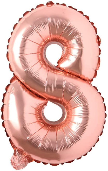 Party America 26" Rose Gold Numbers