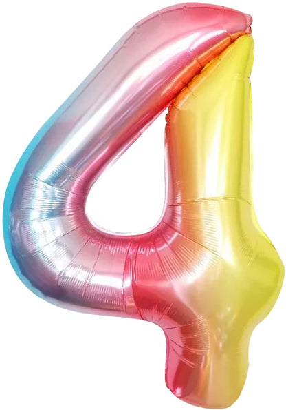 Party America 34" Rainbow Jumbo Numbers