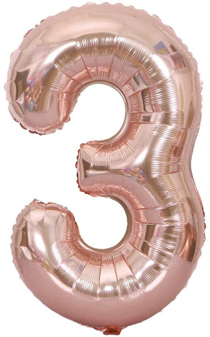 Party America 34" Rose Gold Jumbo Numbers