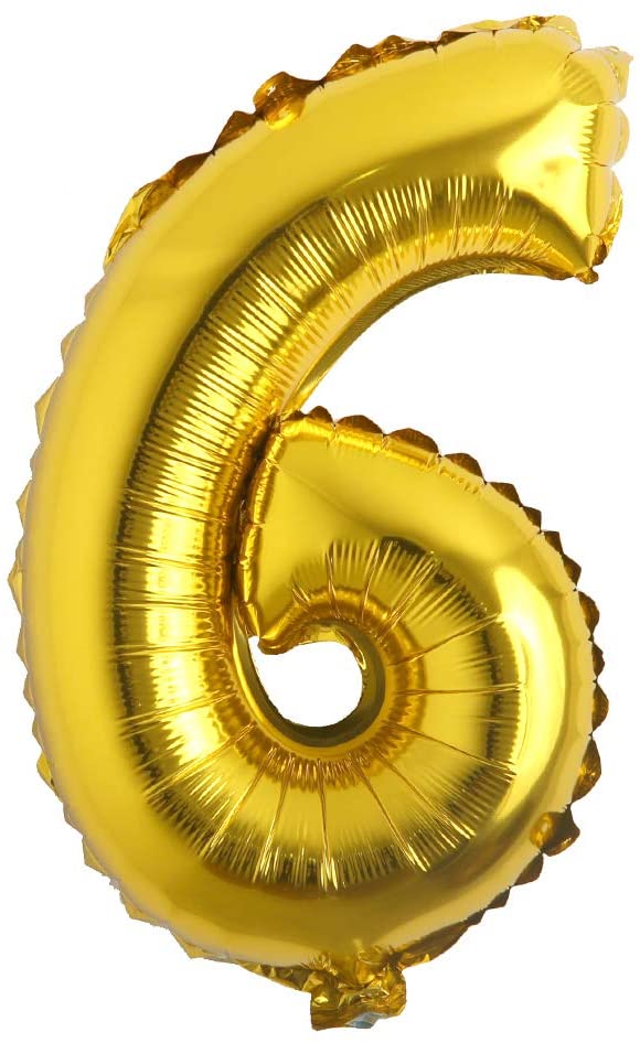 Party America 16" Gold Numbers