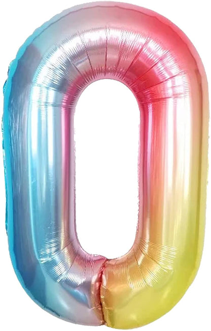 Party America 34" Rainbow Jumbo Numbers