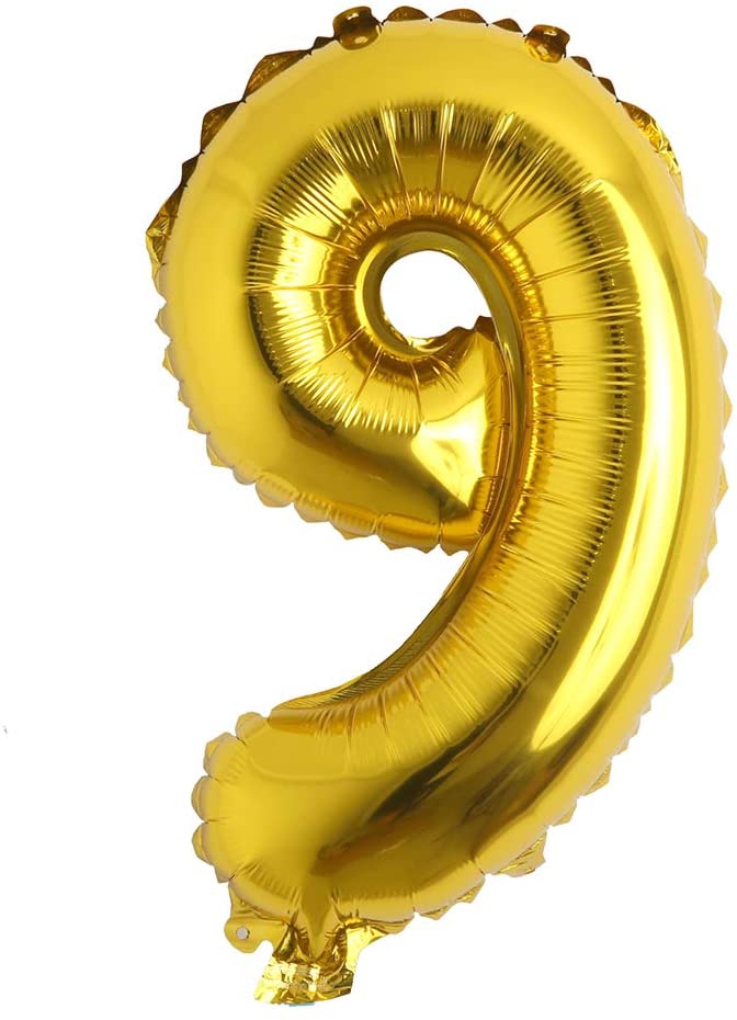 Party America 16" Gold Numbers