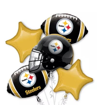 Anagram NFL STEELERS Balloon Bouquet 5ct