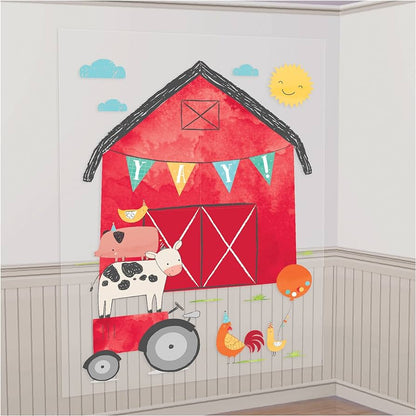 Barnyard Birthday Scene Setters® with 12" Props