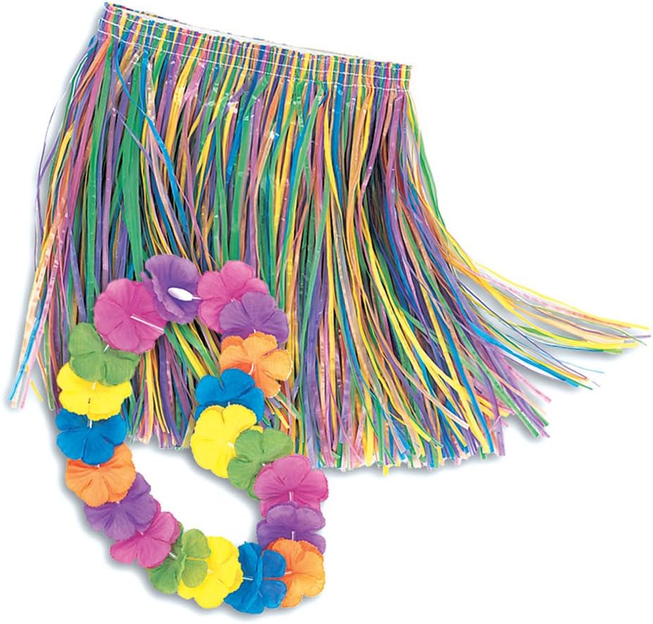 Child Luau Skirt & Lei Set