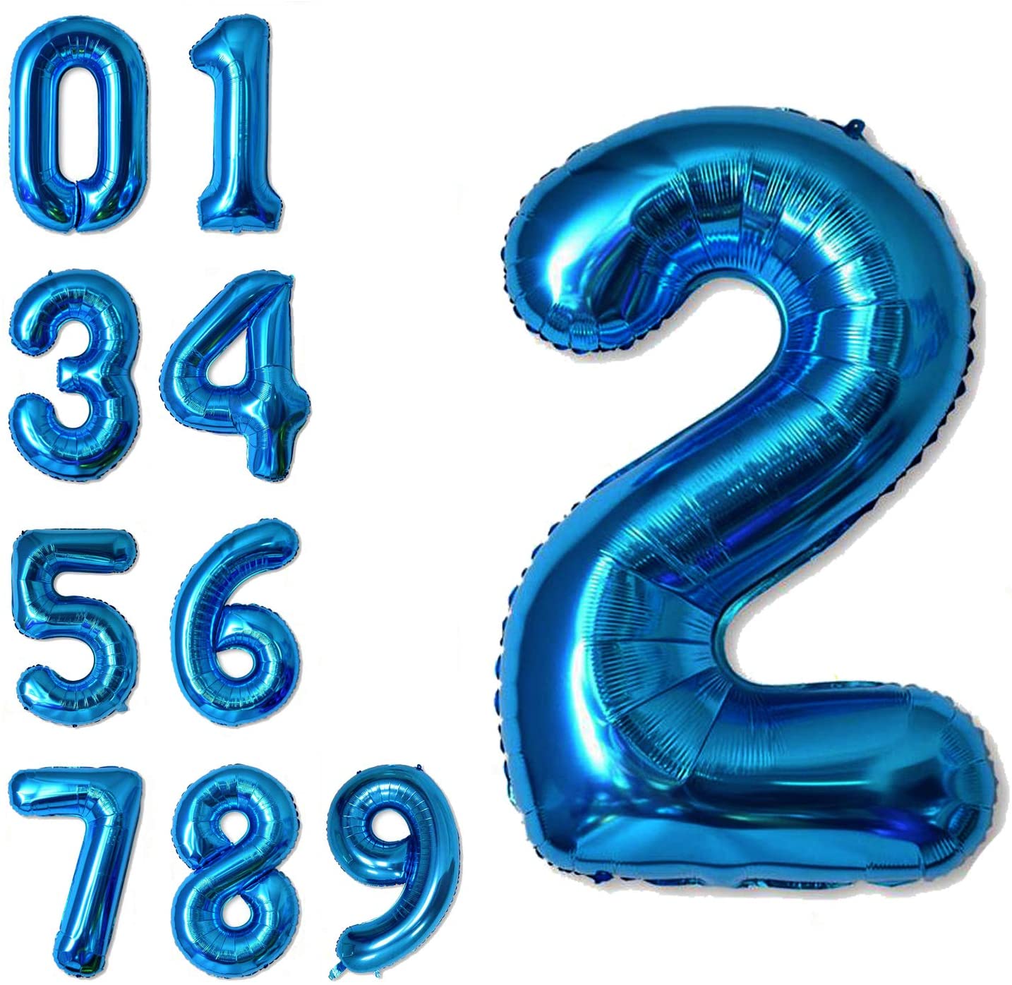 Party America 34" Blue Jumbo Numbers