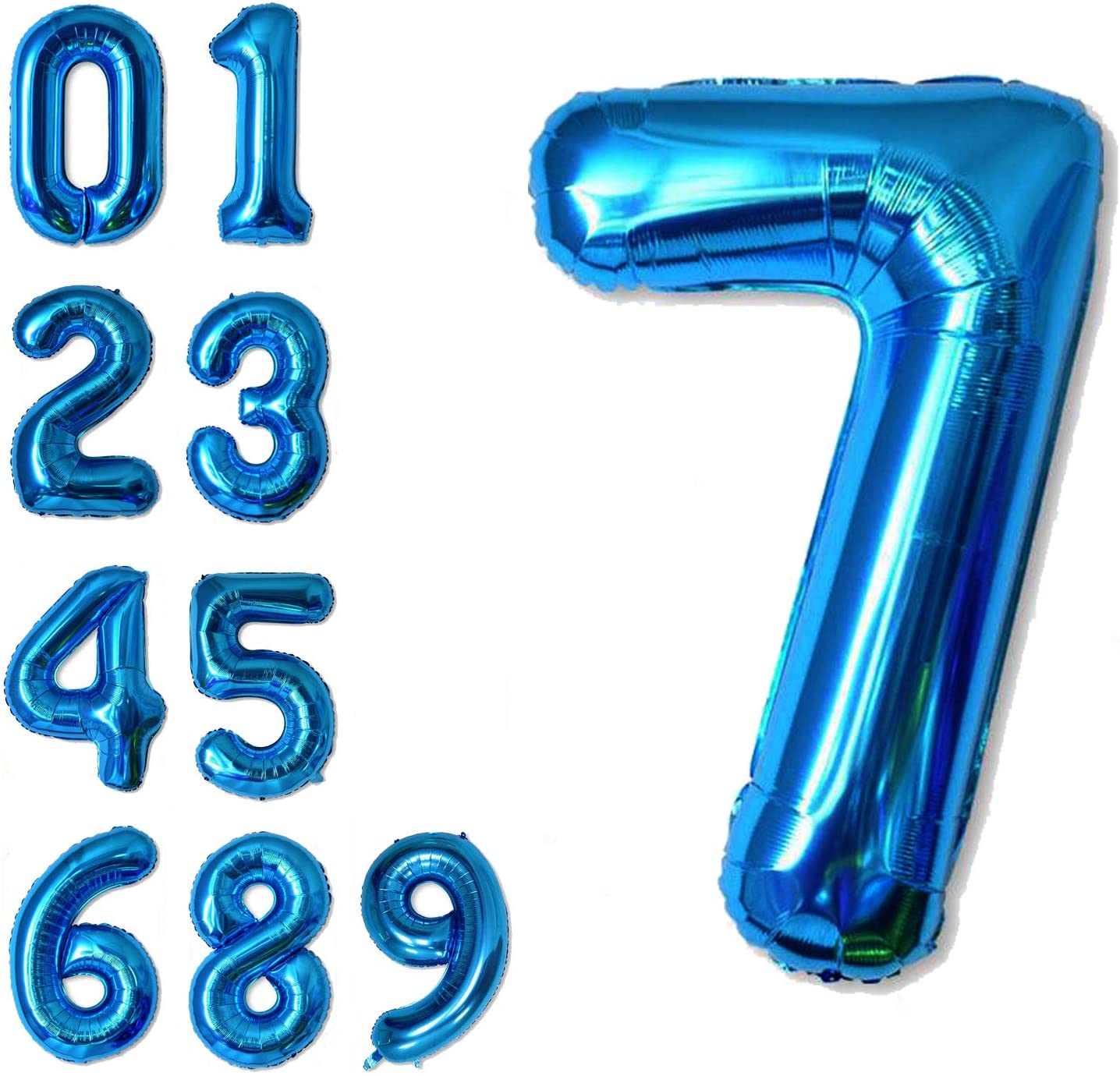 Party America 34" Blue Jumbo Numbers