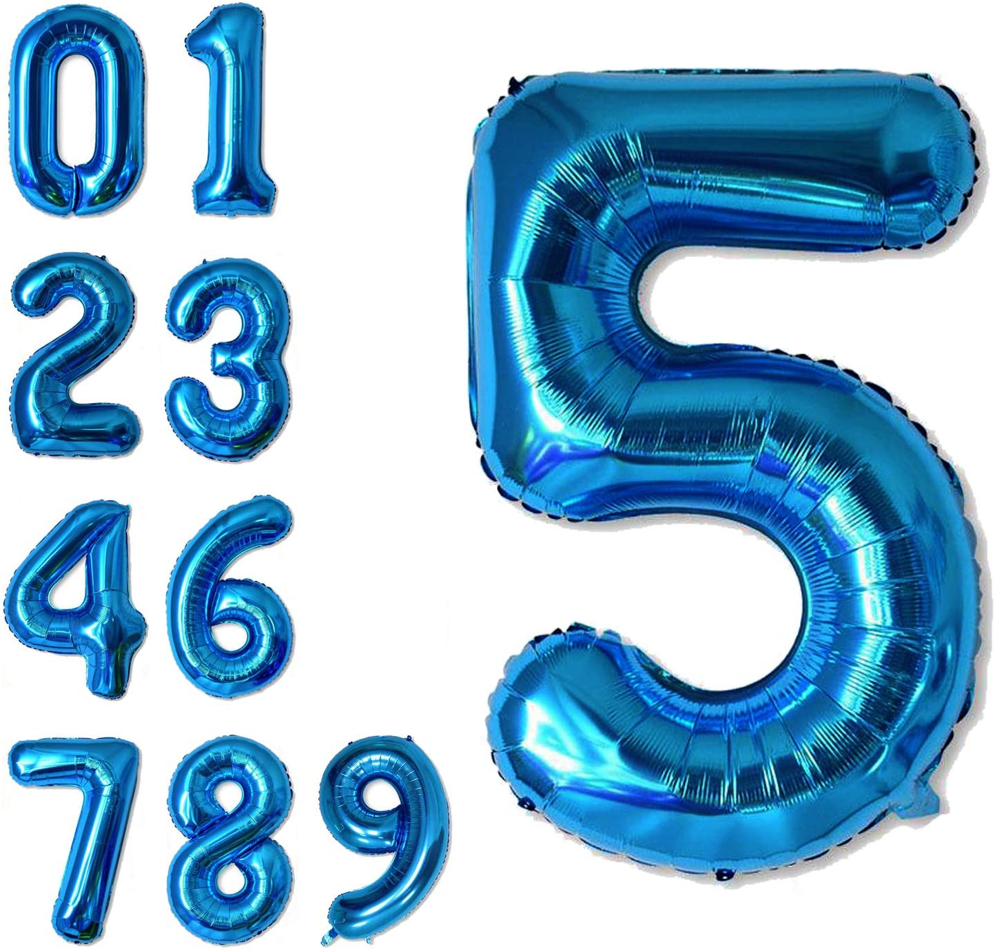 Party America 34" Blue Jumbo Numbers