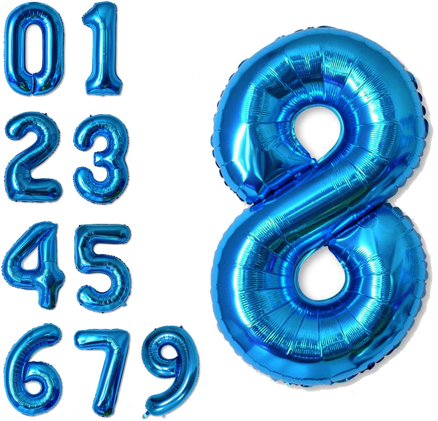 Party America 34" Blue Jumbo Numbers