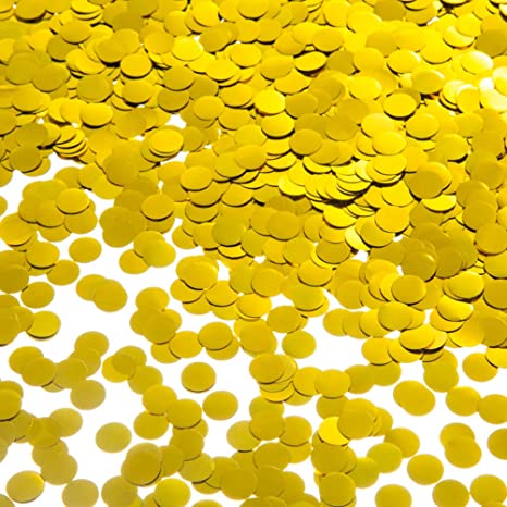 Winner 5/8" Gold Foil Confetti 1oz