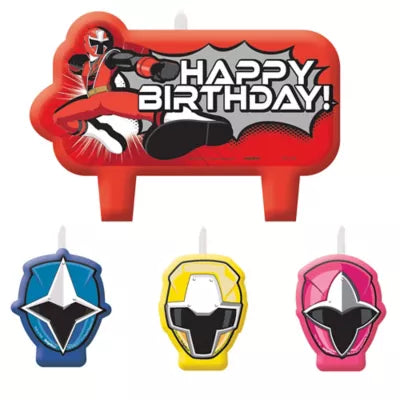 Power Rangers Ninja Steel Candle Set