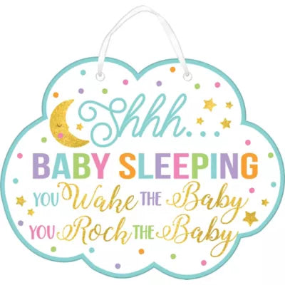 Glitter Baby Sprinkle Shower Sign