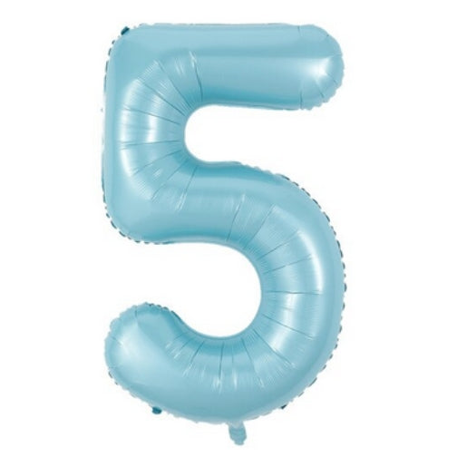 Party America 34" Pastel Blue Jumbo Numbers