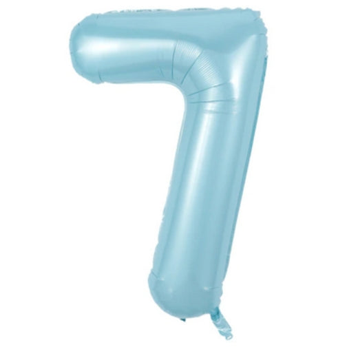 Party America 34" Pastel Blue Jumbo Numbers