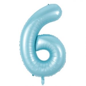 Party America 34" Pastel Blue Jumbo Numbers