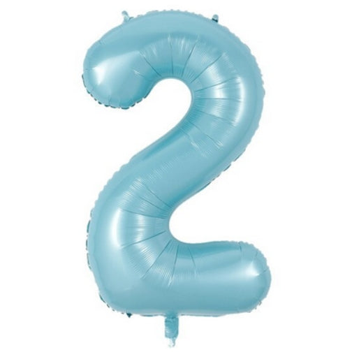 Party America 34" Pastel Blue Jumbo Numbers