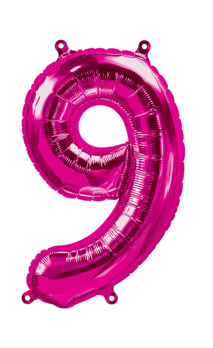 Party America 16" Fuchsia Numbers