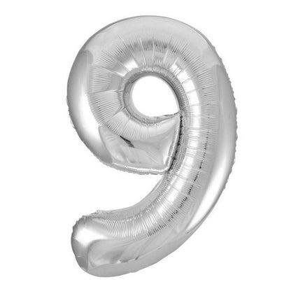 Party America 34" Silver Jumbo Numbers