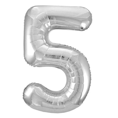 Party America 34" Silver Jumbo Numbers