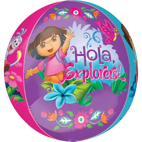 Anagram 16" Dora The Explorer Orbz Foil Balloon 1ct