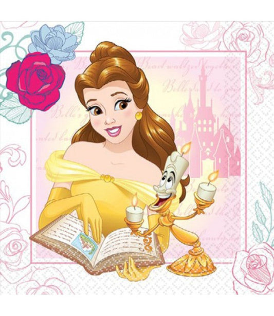 Disney Beauty and the Beast Luncheon Napkins 16ct