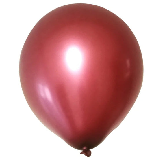 Winntex Premium 12" Metallic Burgundy Latex 100ct