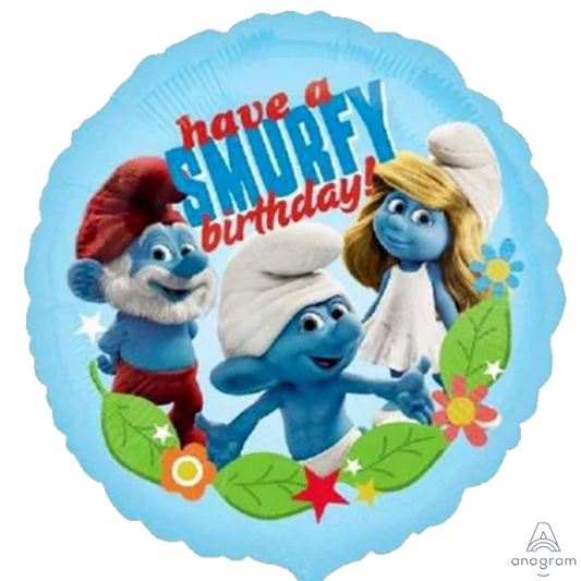 Anagram 18" Smurf Birthday Balloon