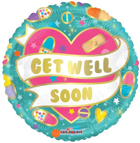 ConverUSA 18" Get Well Soon Balloon