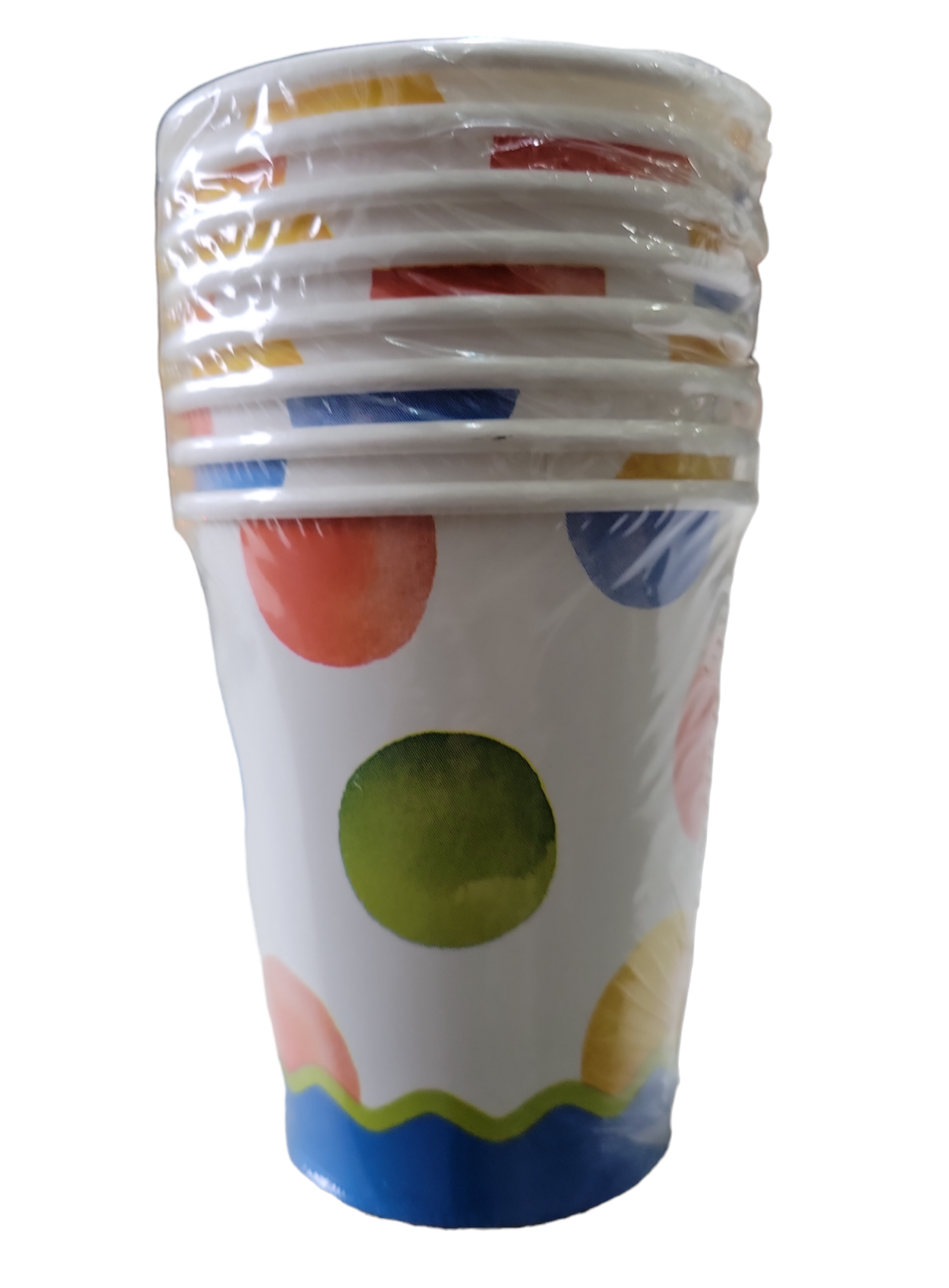 BIg 1 Dot Boy 9oz Paper Cups 8ct